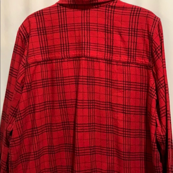 VTG AVENUE BLUES RED/BLK PLAID FLANNEL SHIRT 18/20 - Picture 5 of 6